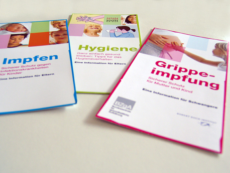 BZgA Aufklärungsbroschüren Imfpung&nbsp; Hygiene Prävention